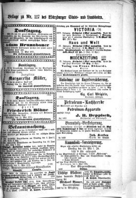 Würzburger Stadt- und Landbote Montag 17. Mai 1875