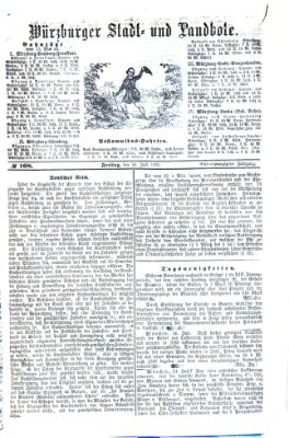 Würzburger Stadt- und Landbote Freitag 16. Juli 1875