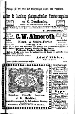 Würzburger Stadt- und Landbote Samstag 11. September 1875