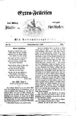 Extra-Felleisen (Würzburger Stadt- und Landbote) Donnerstag 1. Juli 1875