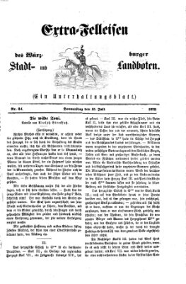 Extra-Felleisen (Würzburger Stadt- und Landbote) Donnerstag 15. Juli 1875