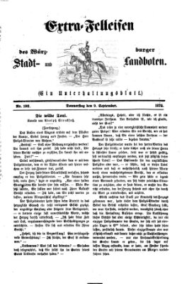 Extra-Felleisen (Würzburger Stadt- und Landbote) Donnerstag 9. September 1875