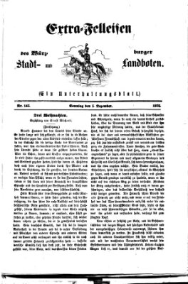 Extra-Felleisen (Würzburger Stadt- und Landbote) Sonntag 5. Dezember 1875