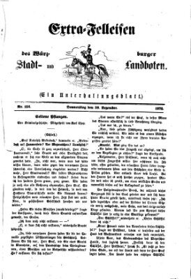Extra-Felleisen (Würzburger Stadt- und Landbote) Donnerstag 30. Dezember 1875