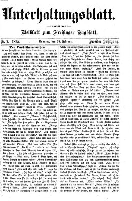 Freisinger Tagblatt (Freisinger Wochenblatt) Sonntag 28. Februar 1875
