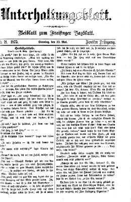 Freisinger Tagblatt (Freisinger Wochenblatt) Sonntag 23. Mai 1875