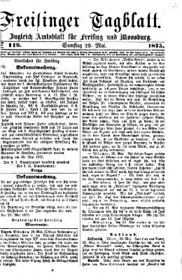 Freisinger Tagblatt (Freisinger Wochenblatt) Samstag 29. Mai 1875