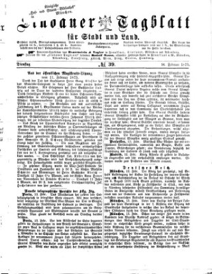 Lindauer Tagblatt für Stadt und Land Dienstag 16. Februar 1875