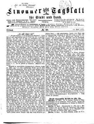 Lindauer Tagblatt für Stadt und Land Mittwoch 14. April 1875