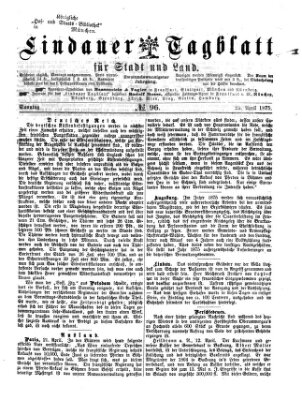 Lindauer Tagblatt für Stadt und Land Sonntag 25. April 1875