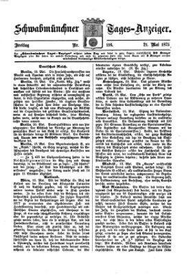 Schwabmünchner Tages-Anzeiger Freitag 21. Mai 1875