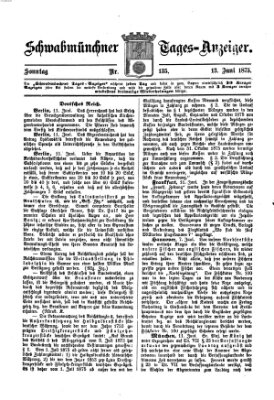 Schwabmünchner Tages-Anzeiger Sonntag 13. Juni 1875
