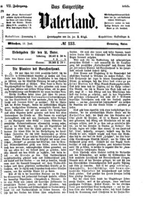 Das bayerische Vaterland Sonntag 13. Juni 1875