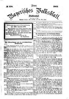 Neues bayerisches Volksblatt Freitag 2. Juli 1875