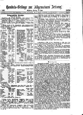 Allgemeine Zeitung Freitag 25. Juni 1875