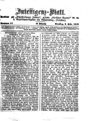 Aschaffenburger Zeitung Dienstag 9. Februar 1875
