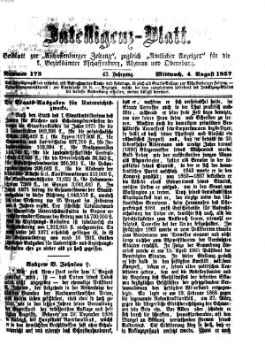Aschaffenburger Zeitung Mittwoch 4. August 1875