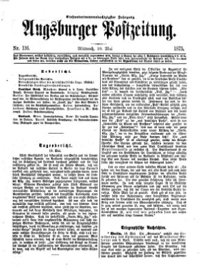 Augsburger Postzeitung Mittwoch 19. Mai 1875