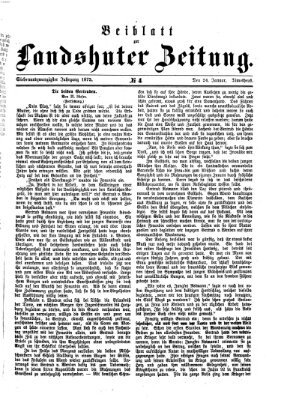Landshuter Zeitung Sonntag 24. Januar 1875