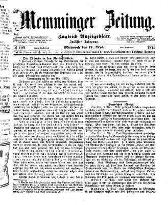 Memminger Zeitung Mittwoch 12. Mai 1875