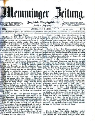 Memminger Zeitung Freitag 4. Juni 1875