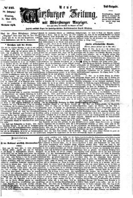 Neue Würzburger Zeitung Sonntag 23. Mai 1875