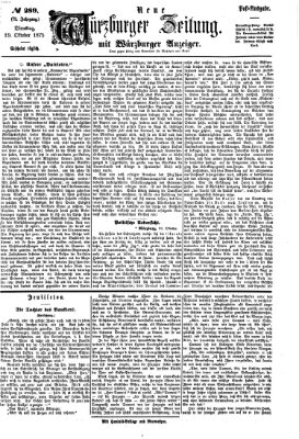 Neue Würzburger Zeitung Dienstag 19. Oktober 1875