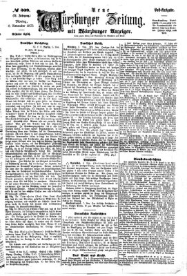 Neue Würzburger Zeitung Montag 8. November 1875