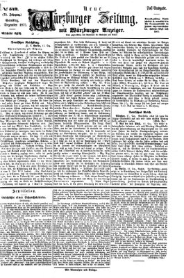Neue Würzburger Zeitung Samstag 18. Dezember 1875