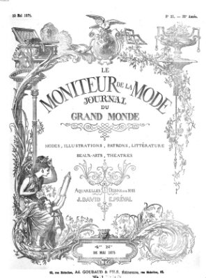 Le Moniteur de la mode Sonntag 23. Mai 1875