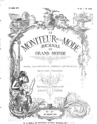 Le Moniteur de la mode Samstag 10. Juli 1875