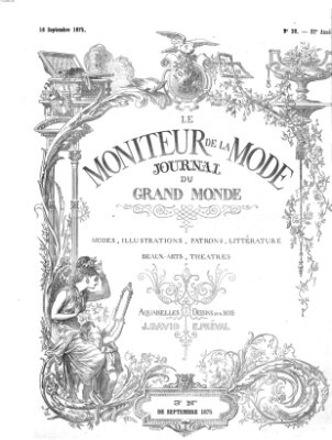 Le Moniteur de la mode Samstag 18. September 1875