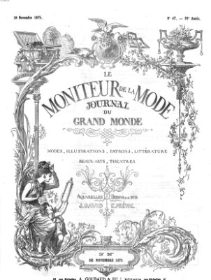 Le Moniteur de la mode Samstag 20. November 1875