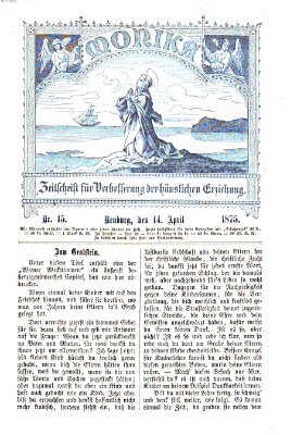 Katholische Schulzeitung (Bayerische Schulzeitung) Mittwoch 14. April 1875