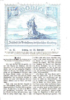 Katholische Schulzeitung (Bayerische Schulzeitung) Mittwoch 24. November 1875