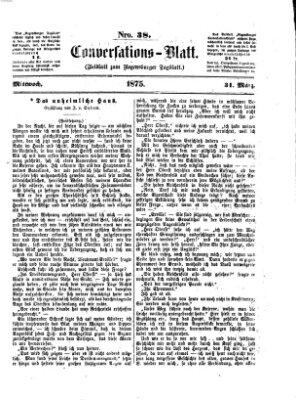 Regensburger Conversations-Blatt (Regensburger Tagblatt) Mittwoch 31. März 1875
