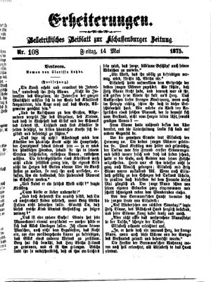 Erheiterungen (Aschaffenburger Zeitung) Freitag 14. Mai 1875