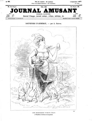 Le Journal amusant Samstag 4. September 1875