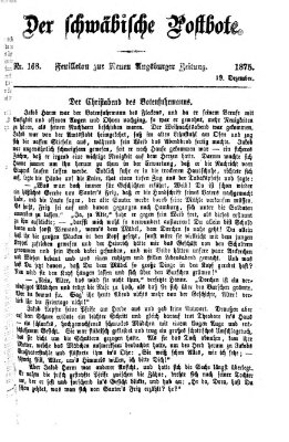 Der schwäbische Postbote (Neue Augsburger Zeitung) Sonntag 19. Dezember 1875
