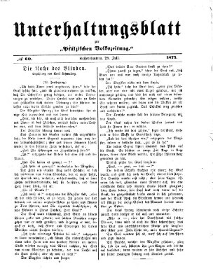 Unterhaltungsblatt zur Pfälzischen Volkszeitung (Pfälzische Volkszeitung) Mittwoch 28. Juli 1875