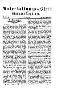 Lindauer Tagblatt für Stadt und Land Samstag 22. Mai 1875