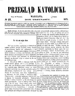 Przegląd Katolicki Donnerstag 16. September 1875