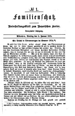 Familienschatz (Bayerischer Kurier) Dienstag 5. Januar 1875