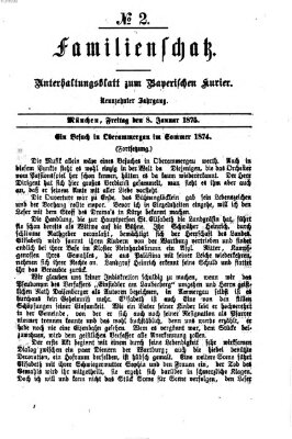 Familienschatz (Bayerischer Kurier) Freitag 8. Januar 1875