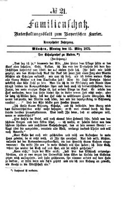 Familienschatz (Bayerischer Kurier) Montag 15. März 1875