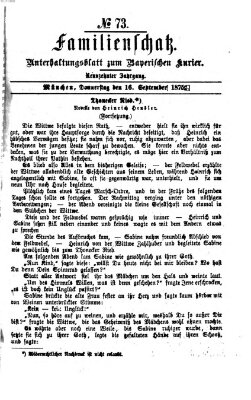 Familienschatz (Bayerischer Kurier) Donnerstag 16. September 1875