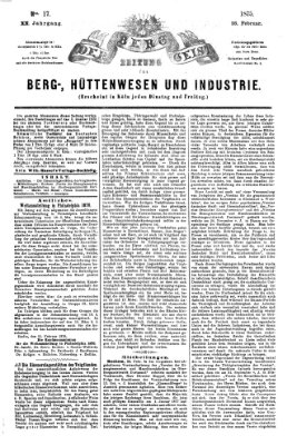 Der Berggeist Freitag 26. Februar 1875