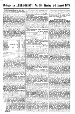 Der Berggeist Dienstag 24. August 1875
