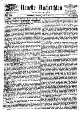 Neueste Nachrichten aus dem Gebiete der Politik (Münchner neueste Nachrichten) Samstag 1. Mai 1875