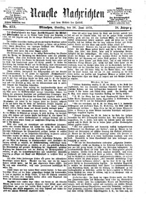 Neueste Nachrichten aus dem Gebiete der Politik Samstag 26. Juni 1875